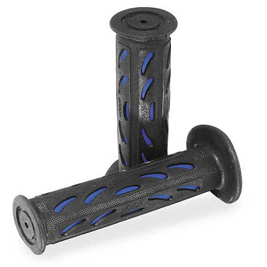 PROGRIP GRIPS PG724 ROAD (22+25MM, 125MM LENGTH) BLACK / BLUE (TWO-COMPONENT) (724-150) SALE