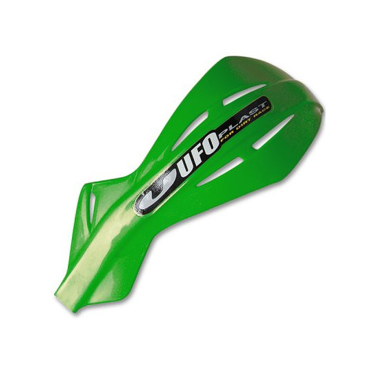 UFO REPLACEMENT PLASTICS FOR ALU HAND GUARDS (HANDBARS) PM01632026 AND PM01633026 GREEN