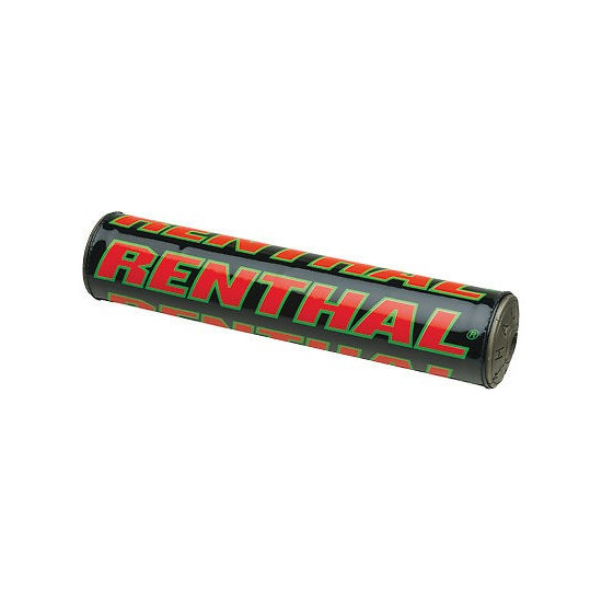 RENTHAL PROMOTION STEERING WHEEL SPONGE SX PAD (240MM) TEAM ISSUE COLOR BLACK / RED / GREEN WITH RENTHAL LOGO PROMOTION