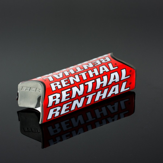 RENTHAL FATBAR TEAM ISSUE HANDLEBAR SPONGE (240MM) RED/WHITE WITH RENTHAL LOGO