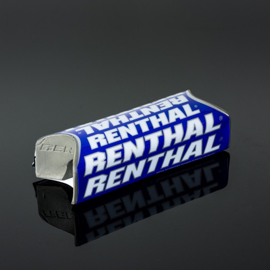 RENTHAL AKCIJOS FATBAR KOMANDINIS VAIRAS KEMPINĖ MĖLYNA / SIDABRINĖ / BALTA SU RENTHAL LOGOTIPU