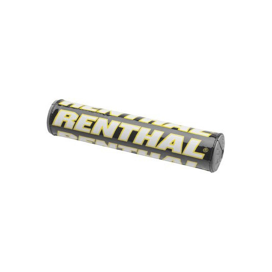 RENTHAL SX ŠLUOSTĖ (240 MM) KOMANDINIS LEIDIMAS JUODA / GELTONA / BALTA SU RENTHAL LOGOTIPU