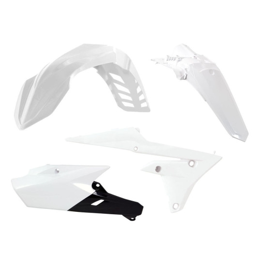 RACETECH (RTECH) PLASTIKO RINKINYS YAMAHA WRF 250 (15-19), WRF 450 (16-19) BALTAS - IŠPARDAVIMAS