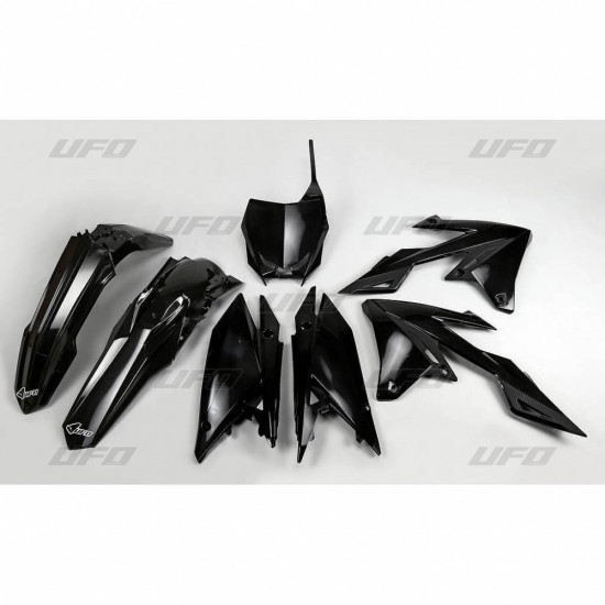 NSO PLASTIKINIS RINKINYS SUZUKI RMZ 250 '19-'25, RMZ 450 '18-'25 BLACK (SU418E001)