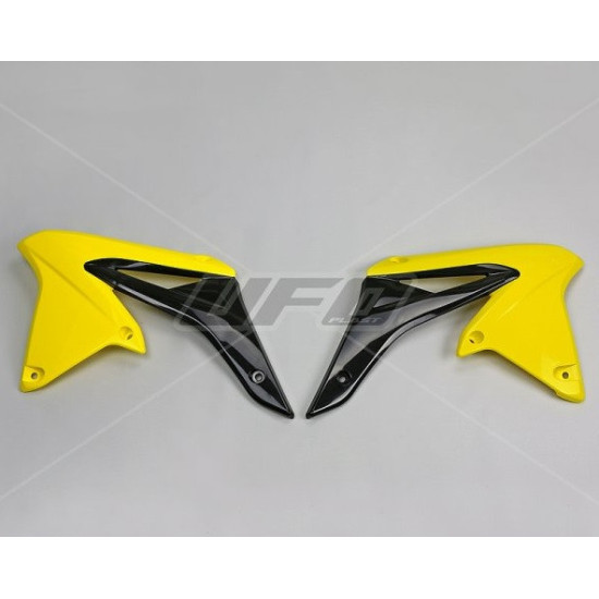 UFO RADIATOR GUARDS SUZUKI RMZ 250 '10-'17 COLOR YELLOW/BLACK
