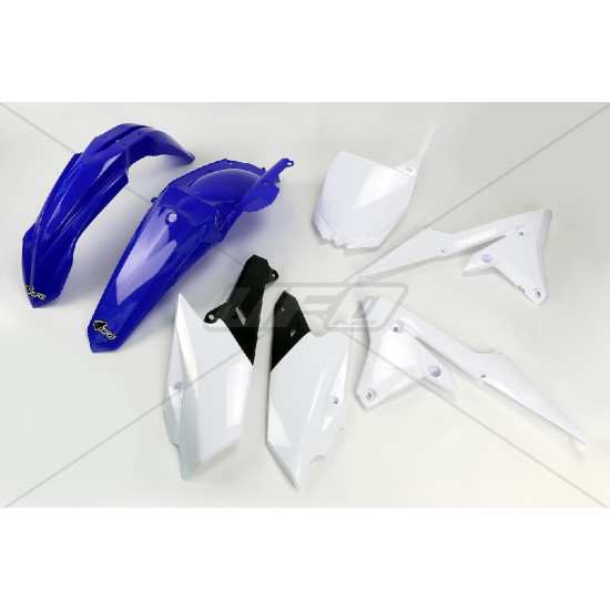 UFO PLASTIC SET YAMAHA YZF 250 '14-'18, YZF 450 '14-'17 OEM COLOR (BLUE/WHITE) (YA318E999)