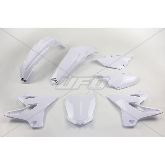 UFO PLASTIKINIS RINKINYS YAMAHA YZ 125 '15-'21, YZ 250 '15-'21 BALTAS (YA319E046)