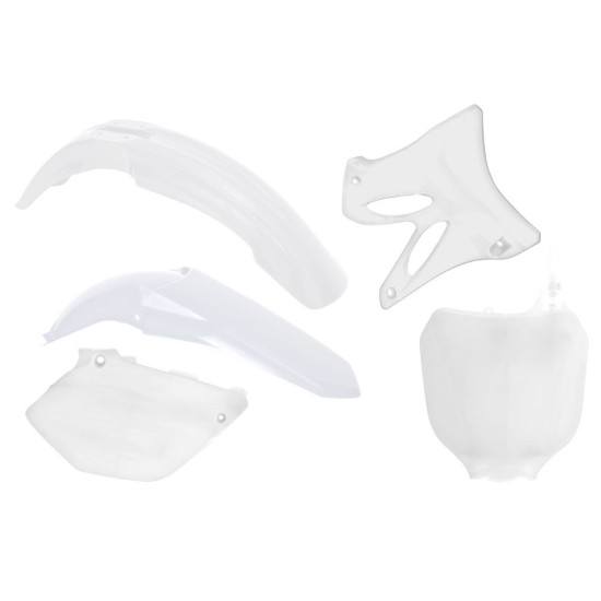 RACETECH (RTECH) PLASTIKO RINKINYS YAMAHA YZ 125 / 250 02-05 BALTAS (YAKIT301046,YA301E046) - IŠPARDAVIMAS