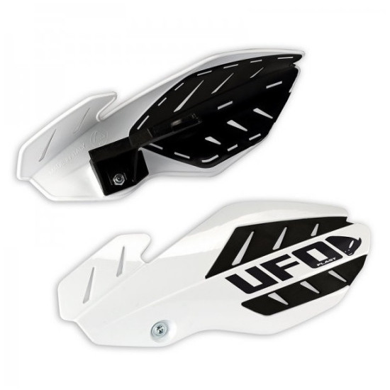 UFO RANKŲ APSAUGOS (VAIRO) FLAME YAMAHA YZ 125 / 250 '14-'17 SPALVA BALTA / JUODA (SU LAIKIKLIAIS) - PAKEISTA PM01652041