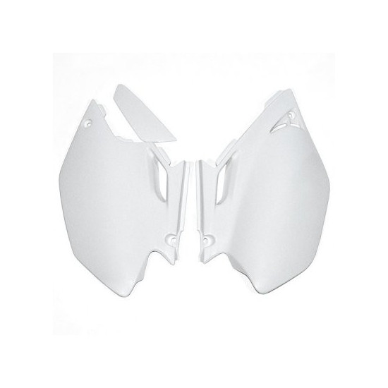 UFO GALINĖS ŠONINĖS PANELĖS YAMAHA WR 250 / 450 '03-'06 BALTOS