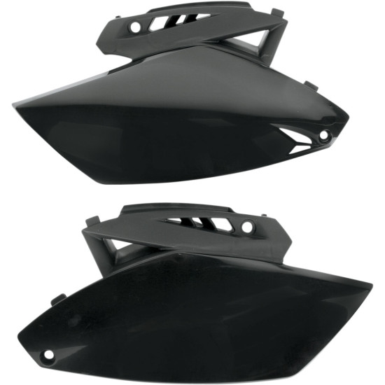 UFO GALINĖS ŠONINĖS PANELĖS YAMAHA YZF 250 '10-'12 JUODOS