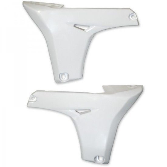 UFO RADIATOR GUARDS YAMAHA YZF 450 '10-'13 (LOWER) WHITE