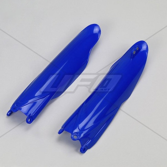 UFO PRIEKINIŲ AMORTIZATORIŲ DANGTELIAI YAMAHA YZ 125 / 250 '22-'26, YZF 250 / 450 '10-'23, MĖLYNI