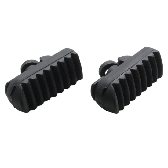 TOURMAX RIDER'S FOOTREST RUBBERS HONDA XL 600V TRANSALP 92-99, XRV 750 AFRICA TWIN 92-00, NX 650 DOMINATOR 92-04 (SET OF