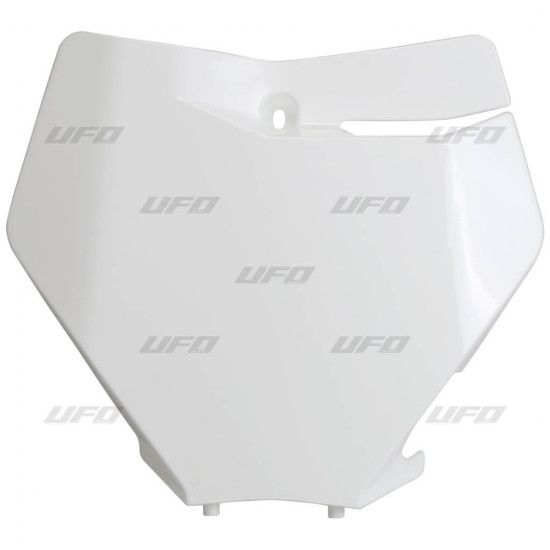 UFO NUMBER PLATE KTM SX / SXF '19-'22, WHITE