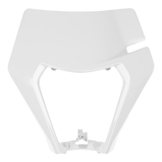 UFO FRONT LAMP COVER KTM EXC / EXC-F TPI '20-23 COLOR WHITE 2020 (OEM STYLE)