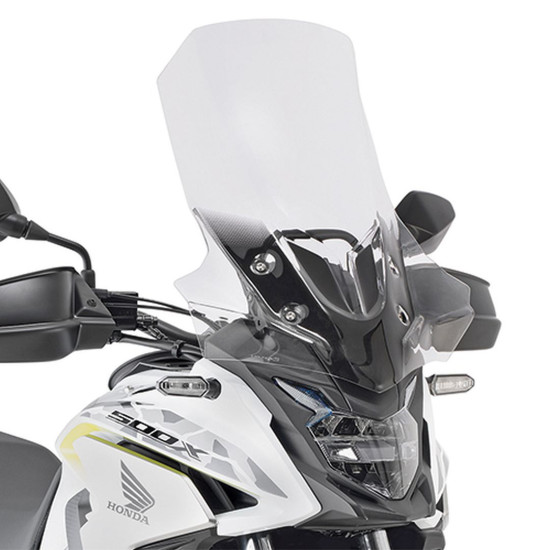 KAPPA PRIEKINIS STIKLAS HONDA CB 500 X (19-23) 58 X 45 CM SKAIDRUS