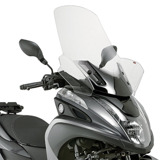 KAPPA PRIEKINIS STIKLAS YAMAHA TRICITY 125-155 (14-24), MBK TRYPTIK 125 (14-17) 74 X 63 SKAIDRUS - REIKALINGAS MONTAVIMA