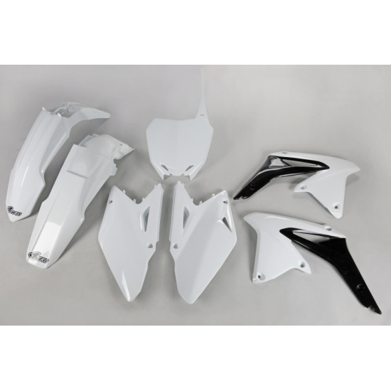 UFO PLASTIKINIS KOMPLEKTAS SUZUKI RMZ 450 '08-17 BALTAS (SU409E041) - PAKEIČIA SUKIT410041