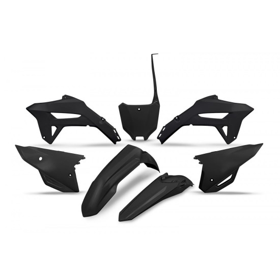 UFO PLASTIKINIS RINKINYS HONDA CRF 250R '22-'24, CRF 450R '21-'24 JUODAS