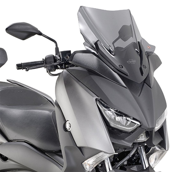 KAPPA priekinis stiklas YAMAHA X-MAX 125 '18-'22, X-MAX 300 '17-'22, X-MAX 400 '18-'21, 43,5 x 43,5 CM, tonuotas