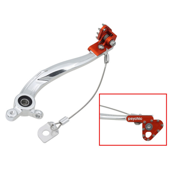 PSYCHIC FOOT BRAKE LEVER KTM SX 125/250 '17-20, SXF 250/350/450 '17-20, HUSQVARNA TC 125 '17-18, FC 250/350/450 '17-20, 