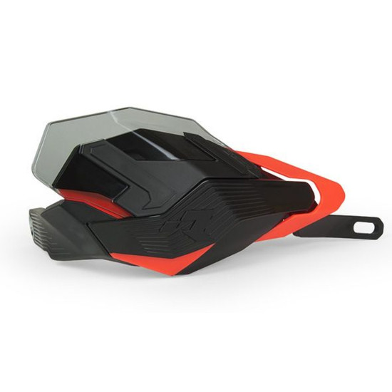 RACETECH (RTECH) HP3 ADVENTURE HAND GUARDS, BLACK, NEON ORANGE - WITHOUT MOUNTS