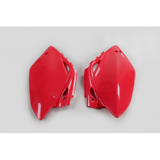 UFO GALINĖS ŠONINĖS PANELĖS HONDA CRF 450R '05-06, RAUDONOS