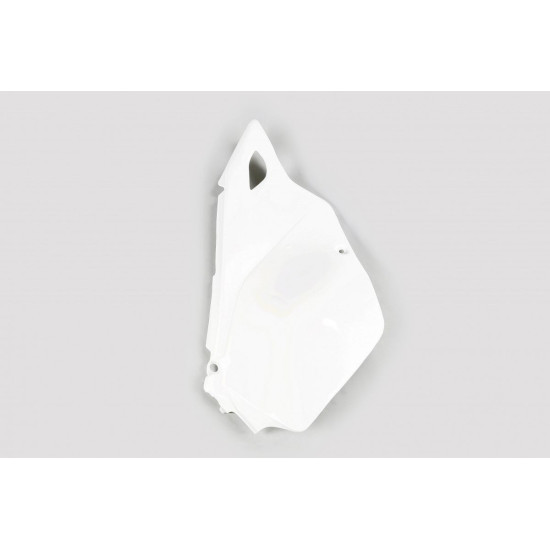 UFO GALINĖS ŠONINĖS PANELĖS SUZUKI DRZ 400 E '00-'26, KAWASAKI KLX 400 R '03-'26 (1 VNT. DEŠINĖ) BALTOS - PAKEIČIA SU039