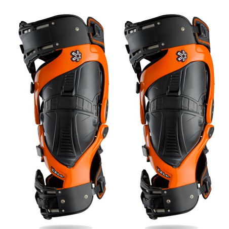 ASTERISK kelienių apsaugos (pora) modelis ULTRA CELL spalva oranžinė/juoda dydis S