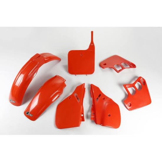UFO PLASTIKINIŲ DALIŲ RINKINYS HONDA CR 250 '88-89, ORANŽINIS
