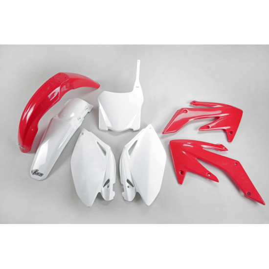 UFO PLASTIKINIŲ DALIŲ RINKINYS HONDA CRF 250R '08-09, ORIGINALI SPALVA '09 (RAUDONA/BALTA)
