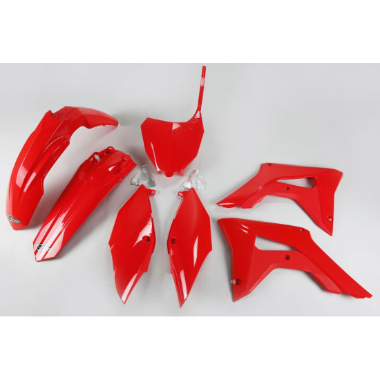 UFO PLASTIKINIS RINKINYS HONDA CRF 250R '18-21, CRF 450R '17-20, RAUDONAS