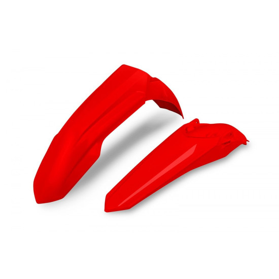 UFO FENDER SET HONDA CRF 450R / RX '21, RED (OEM RED CRF '21,) (HO05603070, HO05604070)