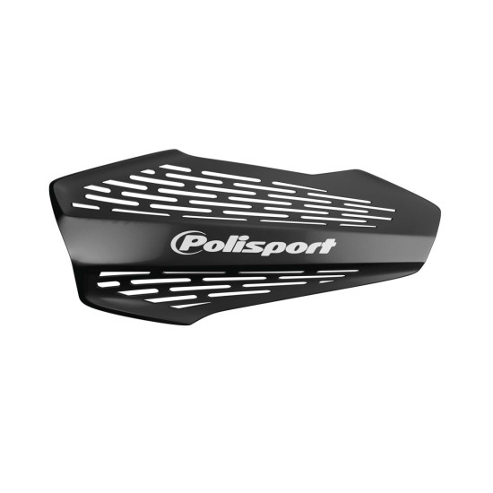 POLISPORT HAND GUARDS (MX FORCE) MODEL WITH UNIVERSAL MOUNTING KIT 22/28 COLOUR BLACK