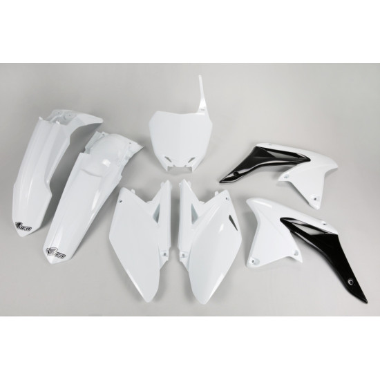 UFO PLASTIC SET SUZUKI RMZ 250 '10-18 COLOR WHITE (SU411E041)