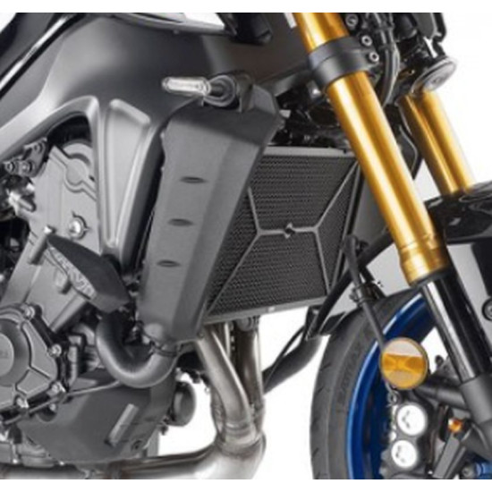 KAPPA RADIATORIAUS APSAUGA YAMAHA MT-09 '21-'22, MT-09SP '21-'22, TRACER 9 / GT / GT+ '21-'24 JUODAS