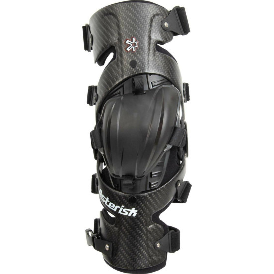 ASTERISK KNEE SUPPORT (PAIR) CARBON CELL MODEL COLOUR BLACK / CARBON SIZE M