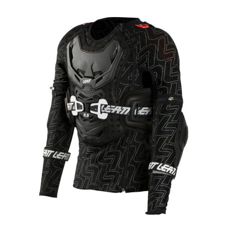 LEATT (2022/2023) šarvai 5,5 JUNIOR (vaikų) BODY PROTECTOR BLACK spalva juoda dydis S/M