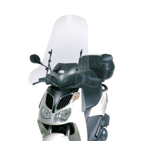 KAPPA PRIEKINIS STIKLAS APRILIA SPORTCITY 125 / 200 / 250 '04-08, HONDA DYLAN 125 / 150 '02-07, YAMAHA CIGNUS X '04-15, 