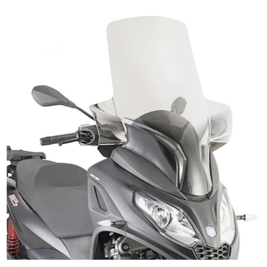 KAPPA PRIEKINIS STIKLAS PIAGGIO MP3 300 HPE '19-'24 84 X 69 CM SKAIDRUS