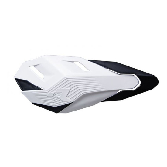 RACETECH (RTECH) RANKŲ APSAUGOS HP3 BALTOS (SU LAIKIKLIAIS BRAETEC SANKABOS IR STABDŽIŲ CILINDRO APSAUGOMS)