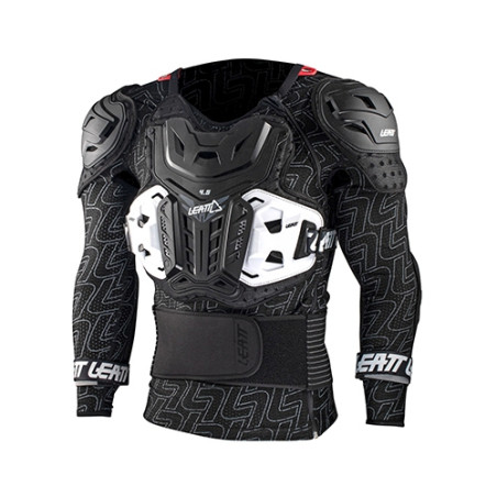 LEATT (2022/2023) šarvai BODY PROTECTOR 4,5 PRO BLACK spalva juoda dydis L/XL 172-184 cm