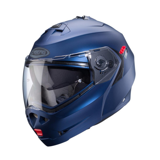 CABERG ATLENKIAMAS KALNŲ ŠALMAS, MODELIS DUKE X, VIENOS SPALVOS, MATINIS MĖLYNAS (YAMAHA), XS DYDIS (SU PINLOCK UŽRAKTU)