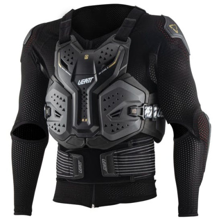 LEATT (2022/2023) šarvai BODY PROTECTOR 6,5 GRAPHENE spalva tamsiai pilka dydis L