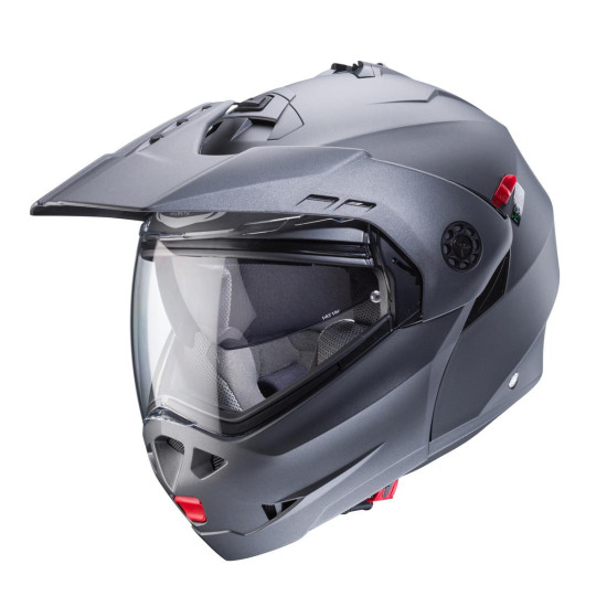 CABERG ATLENKIAMAS ENDURO ŠALMAS, MODELIS TOURMAX X, VIENOS SPALVOS MATINIS PILKAS - PANELIO METALO KAULOS, XS DYDIS (SU