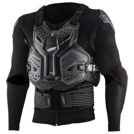 LEATT (2022/2023) šarvai BODY PROTECTOR 6,5 GRAPHENE spalva tamsiai pilka dydis XXL