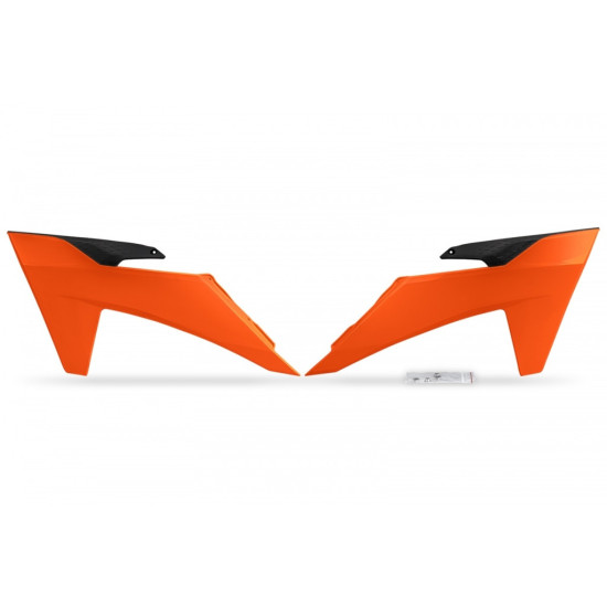 UFO RADIATOR GUARDS KTM SX / SXF(SX-F) 125 / 250 / 300 / 350 / 450F '23-24, EXC / EXCF(EXC-F) 150 / 250 / 300 / 350 / 45