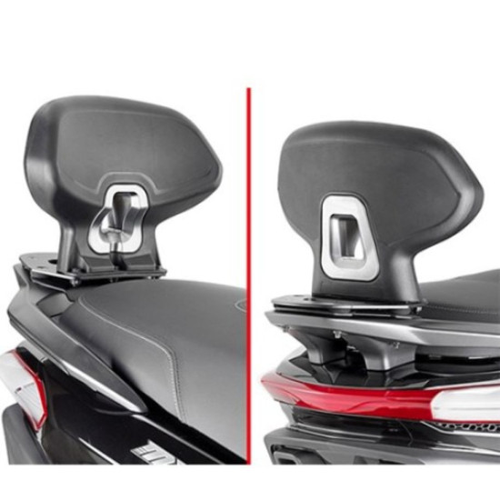 KAPPA PASSENGER BACKREST PIAGGIO MP3 HPE 400, MP3 400 SPORT, MP3 530 EXCLUSIVE '22-'25,