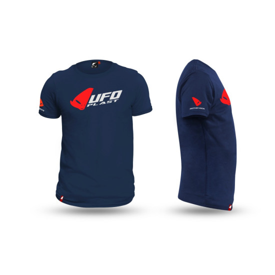 UFO MARŠKINĖLIAI MĖLYNI XL DYDIS 100% MEDVILNĖ